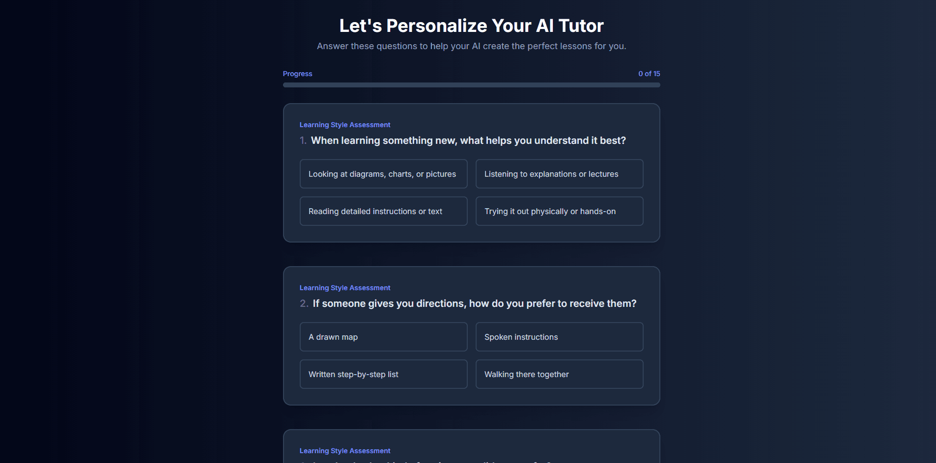 AImprove application screenshot 1